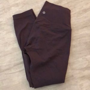 High-Rise Size6 LuluLemon Align Pants 7/8 lengths